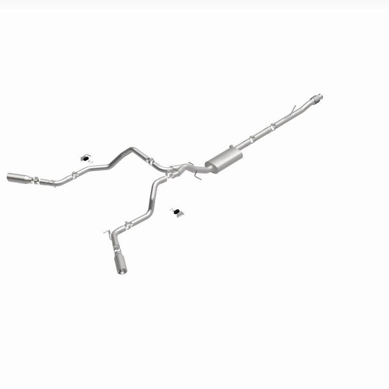 MagnaFlow Street Series Cat-Back Exhaust - Chevrolet Silverado 1500 / GMC Sierra 1500 2019-2026 - Dual Split Exit, Polished Tips, view 12