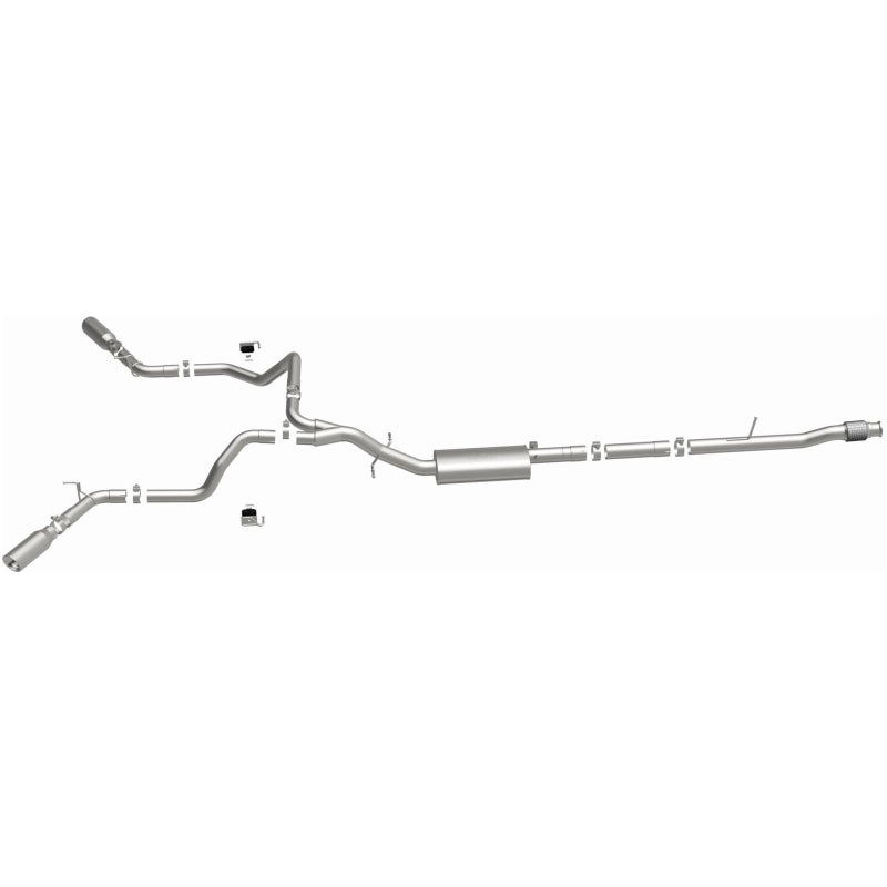 MagnaFlow Street Series Cat-Back Exhaust - Chevrolet Silverado 1500 / GMC Sierra 1500 2019-2026 - Dual Split Exit, Polished Tips, view 21