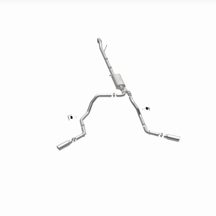 MagnaFlow Street Series Cat-Back Exhaust - Chevrolet Silverado 1500 / GMC Sierra 1500 2019-2026 - Dual Split Exit, Polished Tips, view 26