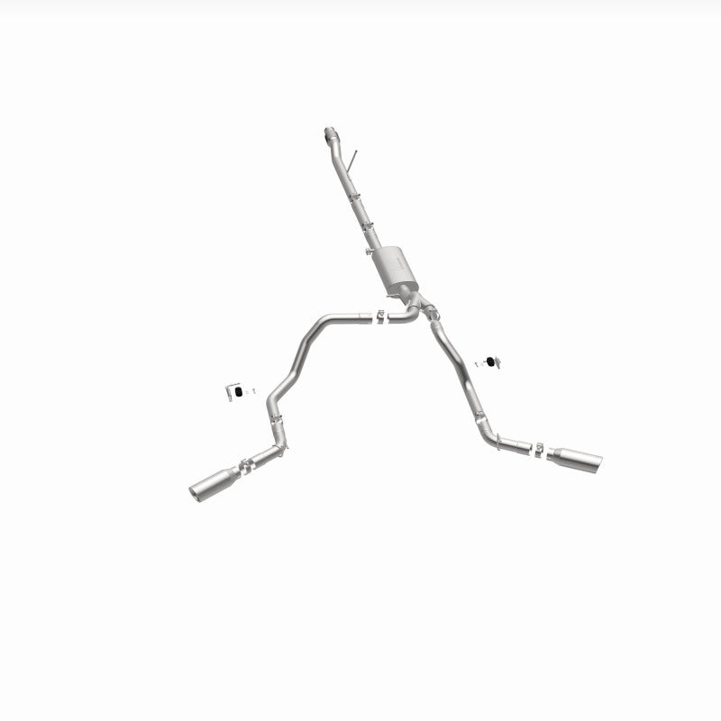MagnaFlow Street Series Cat-Back Exhaust - Chevrolet Silverado 1500 / GMC Sierra 1500 2019-2026 - Dual Split Exit, Polished Tips, view 26