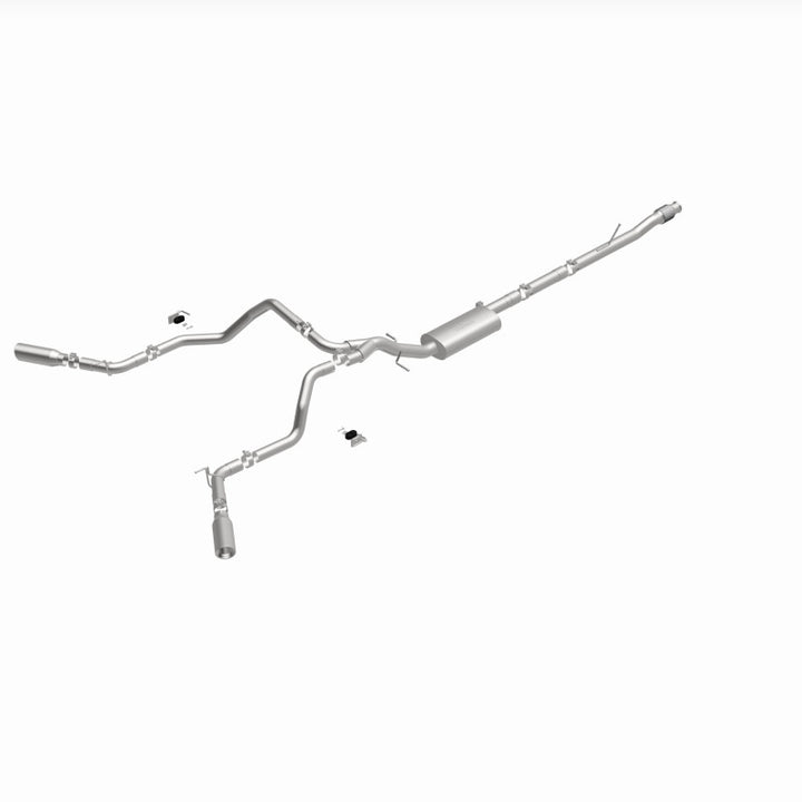 MagnaFlow Street Series Cat-Back Exhaust - Chevrolet Silverado 1500 / GMC Sierra 1500 2019-2026 - Dual Split Exit, Polished Tips, view 30