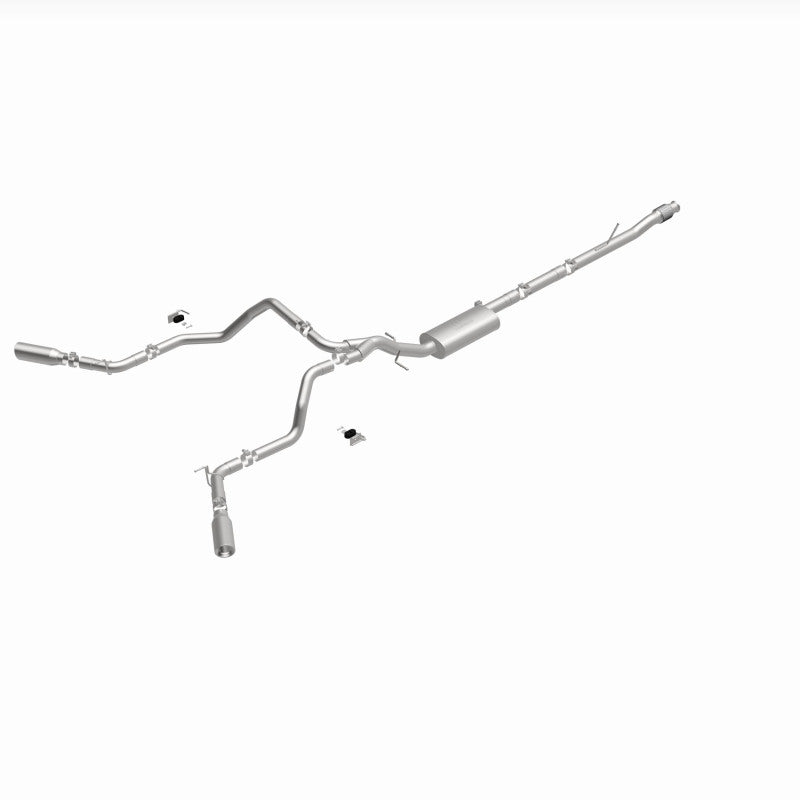MagnaFlow Street Series Cat-Back Exhaust - Chevrolet Silverado 1500 / GMC Sierra 1500 2019-2026 - Dual Split Exit, Polished Tips, view 30