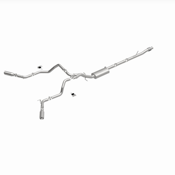 MagnaFlow Street Series Cat-Back Exhaust - Chevrolet Silverado 1500 / GMC Sierra 1500 2019-2026 - Dual Split Exit, Polished Tips, view 33