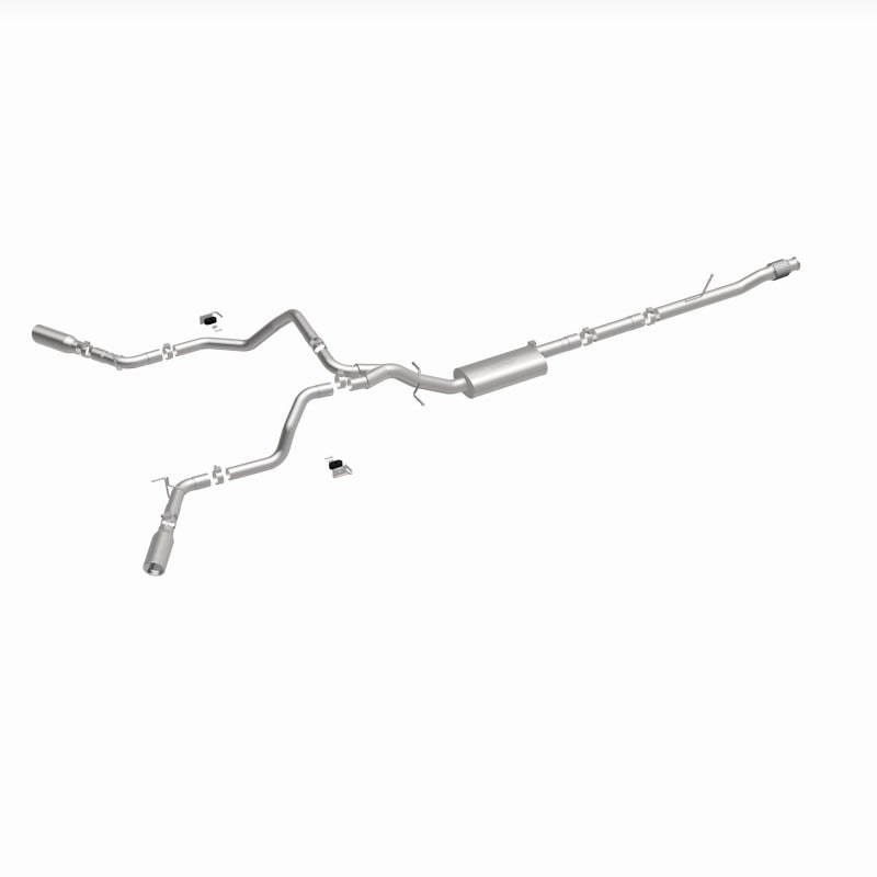 MagnaFlow Street Series Cat-Back Exhaust - Chevrolet Silverado 1500 / GMC Sierra 1500 2019-2026 - Dual Split Exit, Polished Tips, view 34