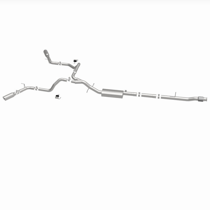 MagnaFlow Street Series Cat-Back Exhaust - Chevrolet Silverado 1500 / GMC Sierra 1500 2019-2026 - Dual Split Exit, Polished Tips, view 39