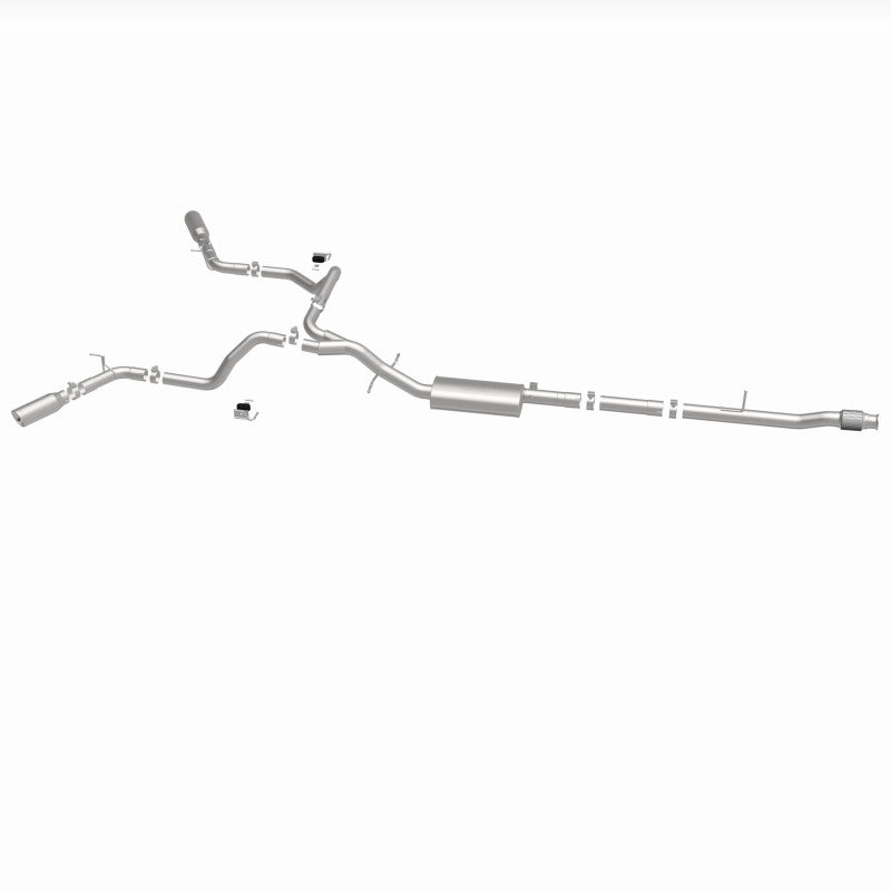 MagnaFlow Street Series Cat-Back Exhaust - Chevrolet Silverado 1500 / GMC Sierra 1500 2019-2026 - Dual Split Exit, Polished Tips, view 39