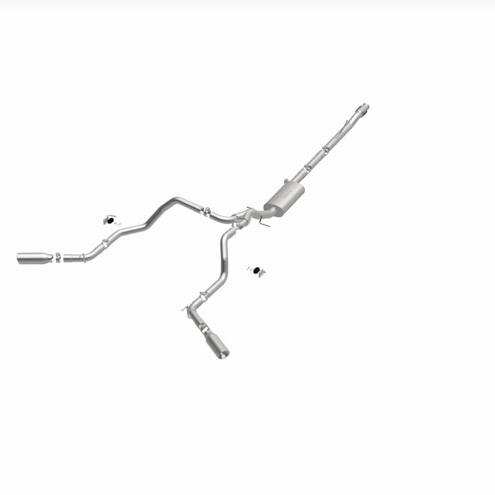 MagnaFlow Street Series Cat-Back Exhaust - Chevrolet Silverado 1500 / GMC Sierra 1500 2019-2026 - Dual Split Exit, Polished Tips, view 40
