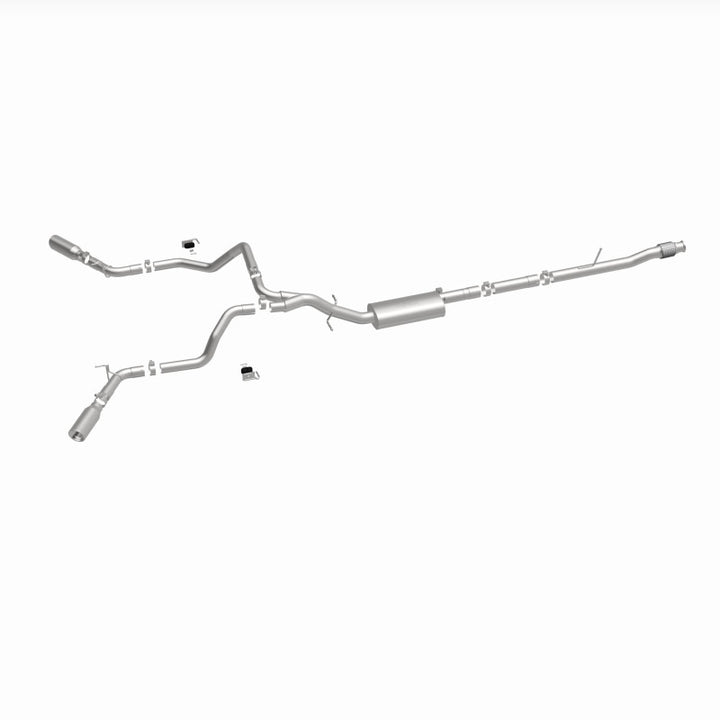 MagnaFlow Street Series Cat-Back Exhaust - Chevrolet Silverado 1500 / GMC Sierra 1500 2019-2026 - Dual Split Exit, Polished Tips, view 41