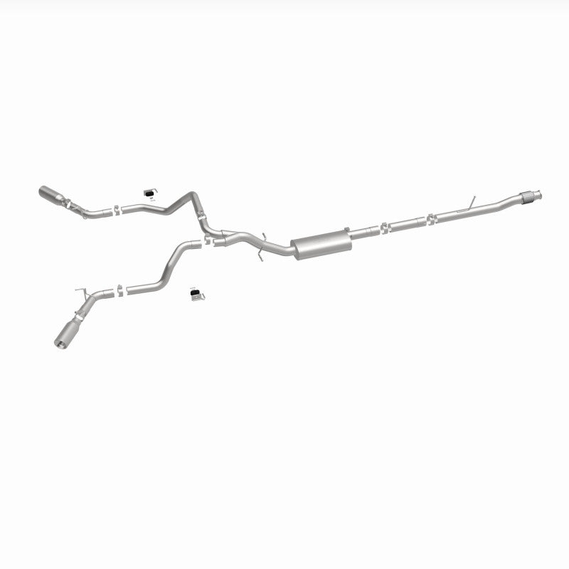 MagnaFlow Street Series Cat-Back Exhaust - Chevrolet Silverado 1500 / GMC Sierra 1500 2019-2026 - Dual Split Exit, Polished Tips, view 41