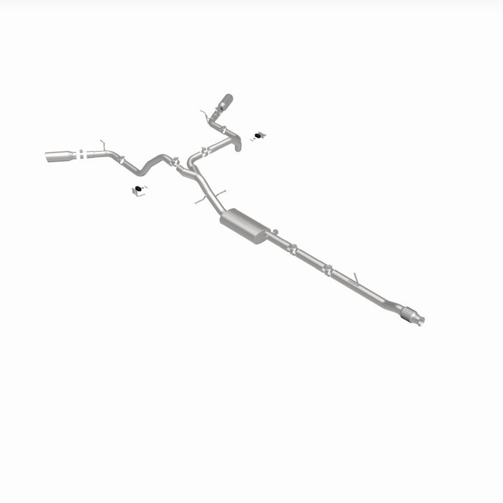 MagnaFlow Street Series Cat-Back Exhaust - Chevrolet Silverado 1500 / GMC Sierra 1500 2019-2026 - Dual Split Exit, Polished Tips, view 7