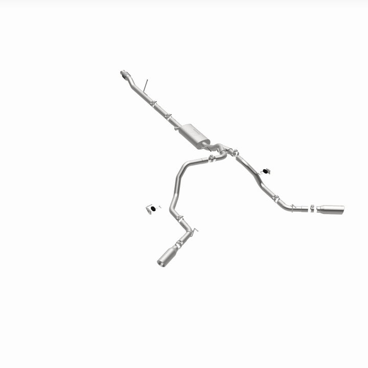 MagnaFlow Street Series Cat-Back Exhaust - Chevrolet Silverado 1500 / GMC Sierra 1500 2019-2026 - Dual Split Exit, Polished Tips, view 9