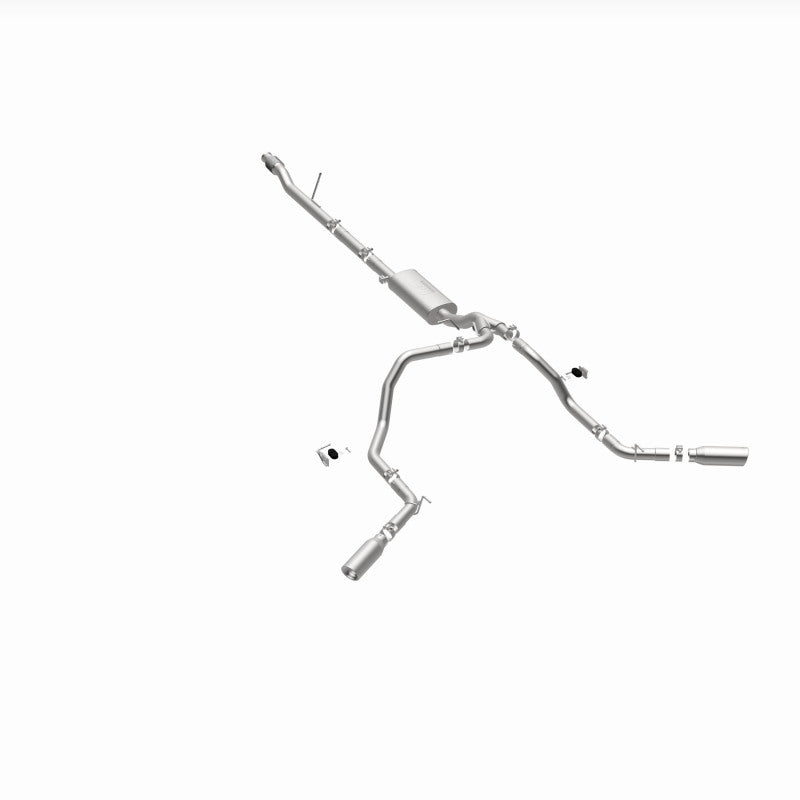 MagnaFlow Street Series Cat-Back Exhaust - Chevrolet Silverado 1500 / GMC Sierra 1500 2019-2026 - Dual Split Exit, Polished Tips, view 9