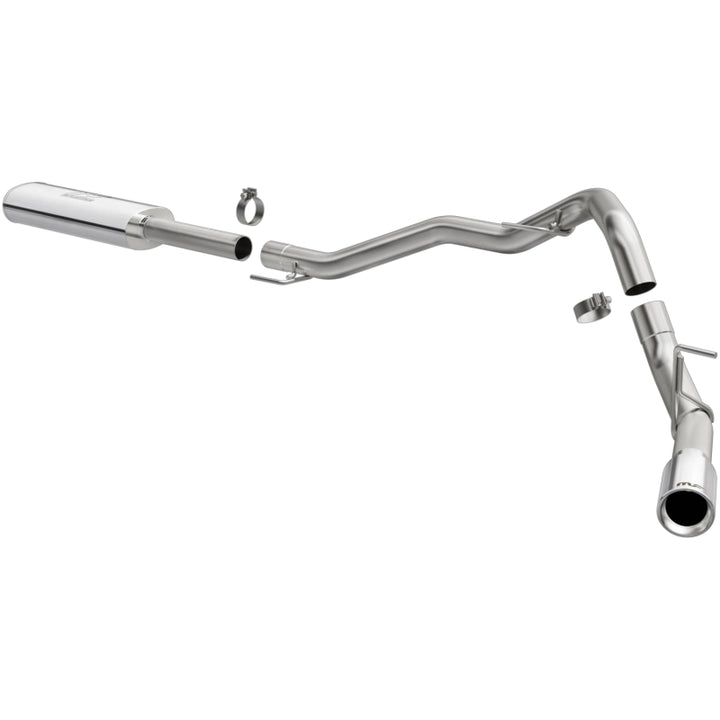 MagnaFlow Street Series Cat-Back Exhaust - Jeep Gladiator 2020-2025 - 3in Side Rear Exit with Polished Tips, view 2