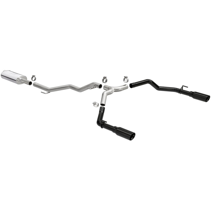 MagnaFlow Street Series Cat-Back Exhaust - Jeep Gladiator 2020-2025 with Black Tips