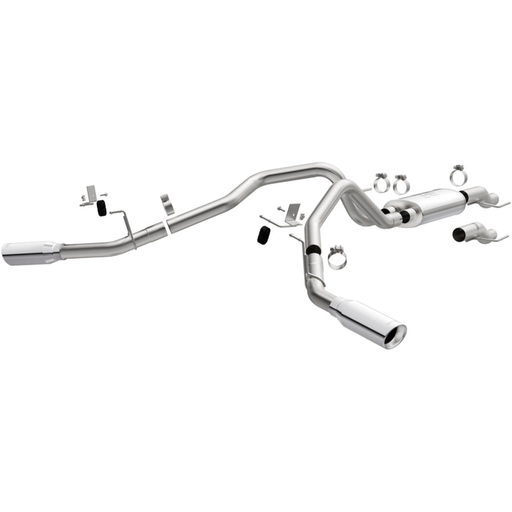 MagnaFlow Street Series Cat-Back Exhaust - Ford F-150 2015-2025 Dual Polished Tips