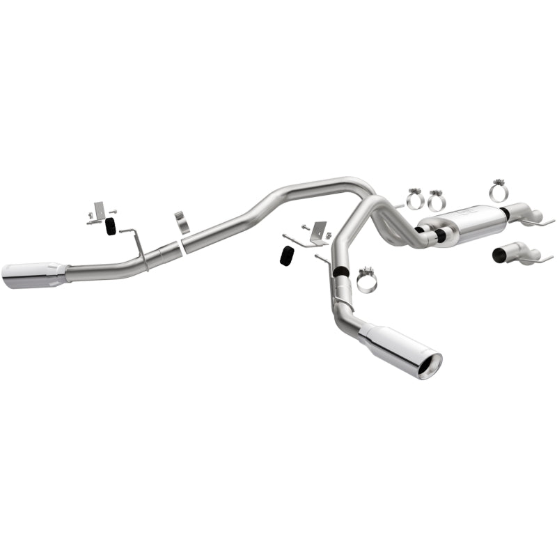 MagnaFlow Street Series Cat-Back Exhaust - Ford F-150 2015-2025 Dual Polished Tips
