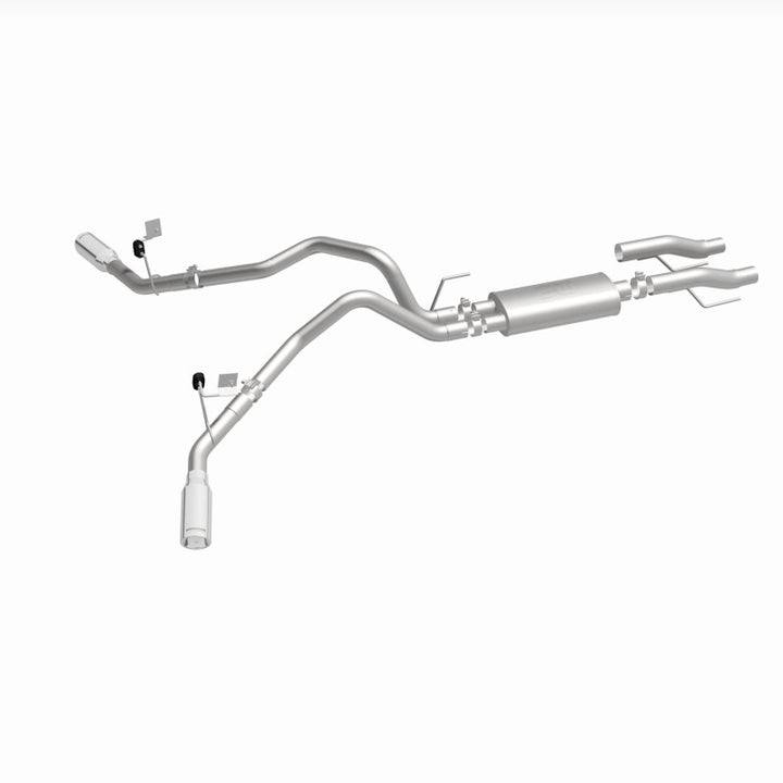 MagnaFlow Street Series Cat-Back Exhaust - Ford F-150 2015-2025 Dual Polished Tips, view 10