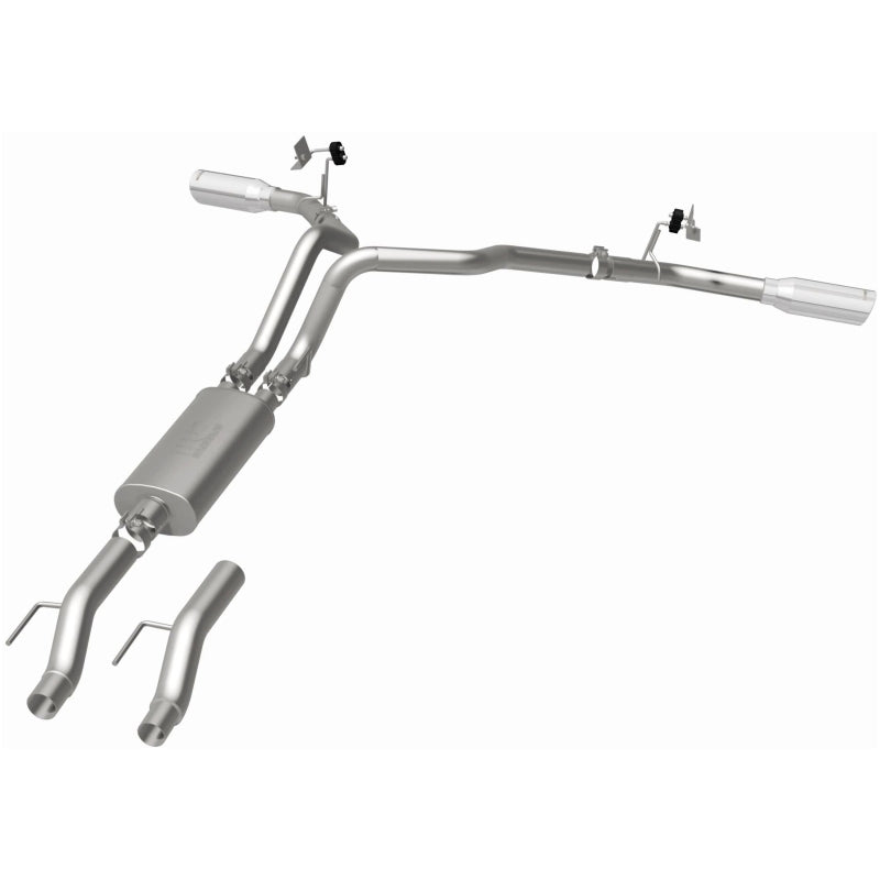 MagnaFlow Street Series Cat-Back Exhaust - Ford F-150 2015-2025 Dual Polished Tips, view 6