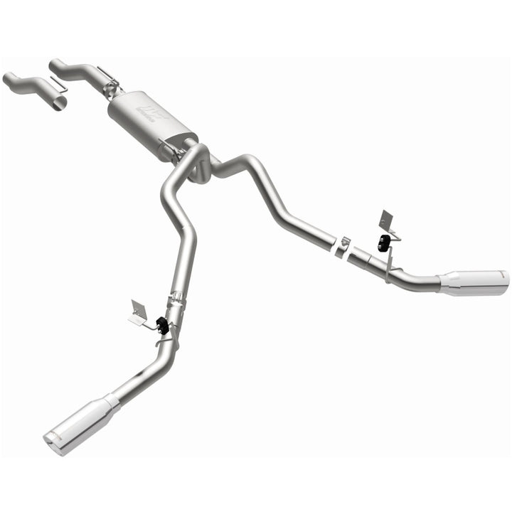 MagnaFlow Street Series Cat-Back Exhaust - Ford F-150 2015-2025 Dual Polished Tips, view 7