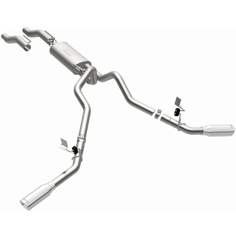 MagnaFlow Street Series Cat-Back Exhaust - Ford F-150 2015-2025 Dual Polished Tips, view 7