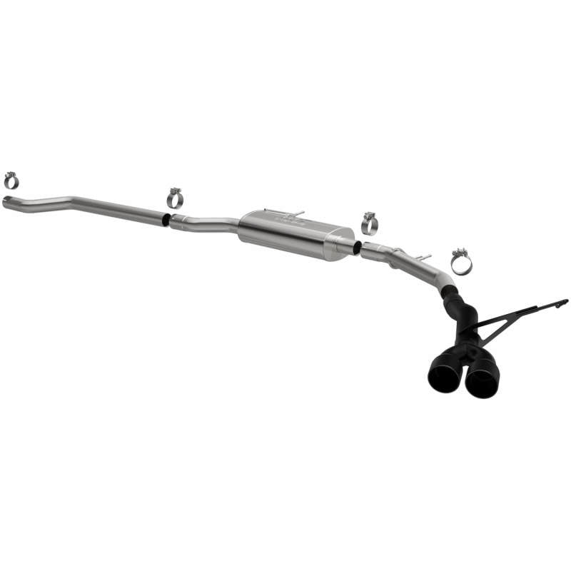 MagnaFlow Street Series Cat-Back Exhaust - Ford Maverick 2022-2024 - 2.5in Tubing - Black Tip