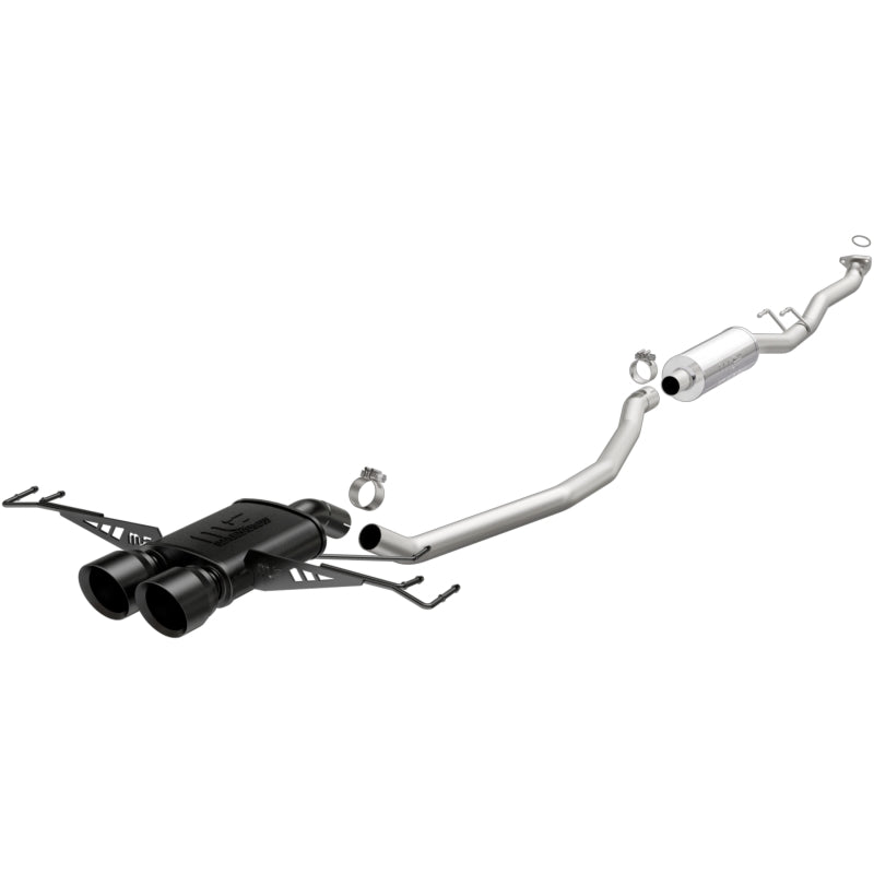 MagnaFlow Street Series Cat-Back Exhaust with Black Tips - Honda Civic 2017-2021