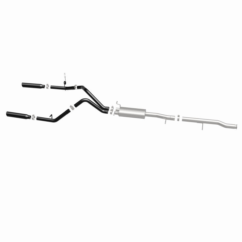 MagnaFlow SYS Cat-Back 3.5in Black Dual Split Rear Tips Chevy Silverado / - GMC Sierra 2010-2013 5.3L, view 15