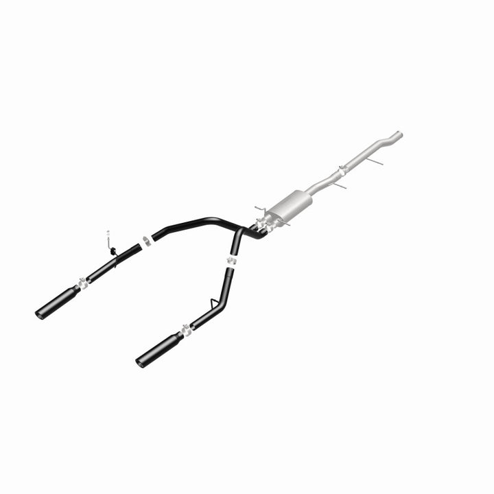 MagnaFlow SYS Cat-Back 3.5in Black Dual Split Rear Tips Chevy Silverado / - GMC Sierra 2010-2013 5.3L, view 18