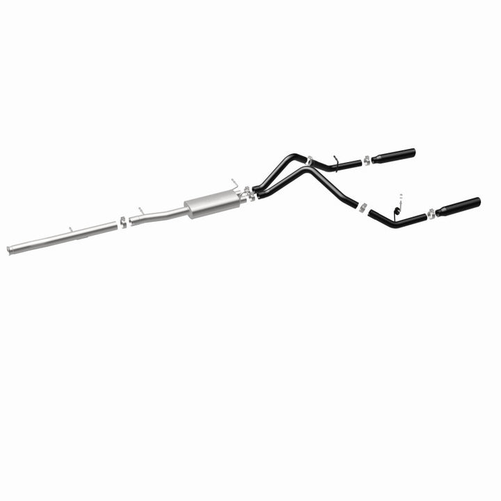 MagnaFlow SYS Cat-Back 3.5in Black Dual Split Rear Tips Chevy Silverado / - GMC Sierra 2010-2013 5.3L, view 21