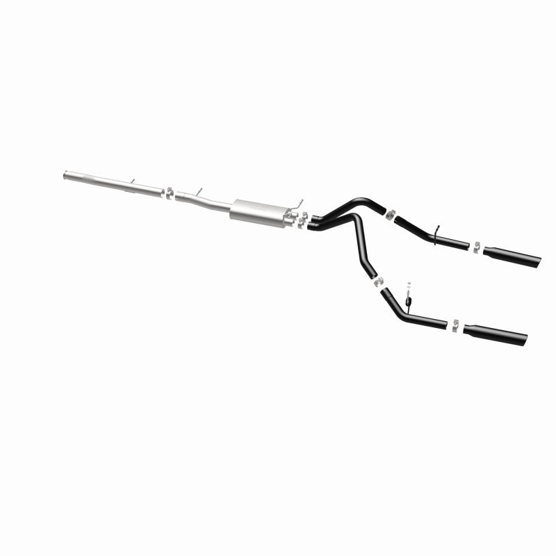 MagnaFlow SYS Cat-Back 3.5in Black Dual Split Rear Tips Chevy Silverado / - GMC Sierra 2010-2013 5.3L, view 25