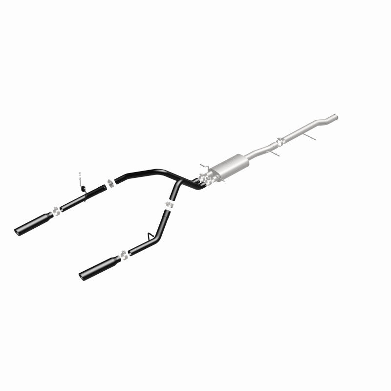 MagnaFlow SYS Cat-Back 3.5in Black Dual Split Rear Tips Chevy Silverado / - GMC Sierra 2010-2013 5.3L, view 27