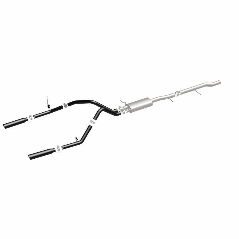 MagnaFlow SYS Cat-Back 3.5in Black Dual Split Rear Tips Chevy Silverado / - GMC Sierra 2010-2013 5.3L, view 34
