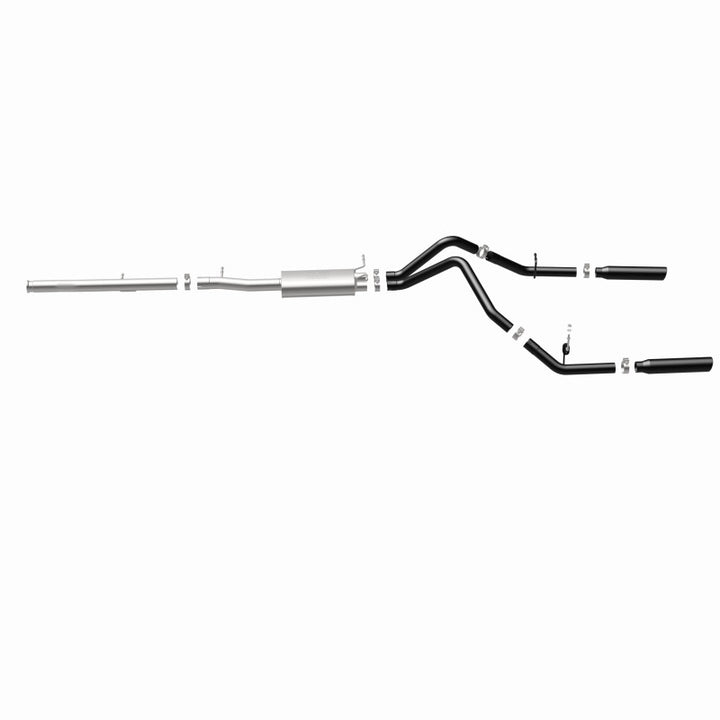 MagnaFlow SYS Cat-Back 3.5in Black Dual Split Rear Tips Chevy Silverado / - GMC Sierra 2010-2013 5.3L, view 37
