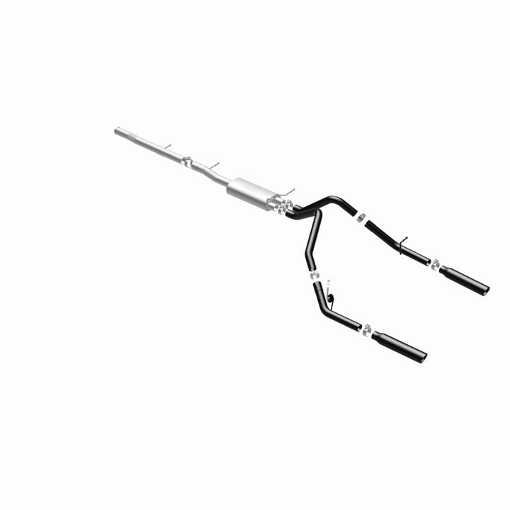 MagnaFlow SYS Cat-Back 3.5in Black Dual Split Rear Tips Chevy Silverado / - GMC Sierra 2010-2013 5.3L, view 38