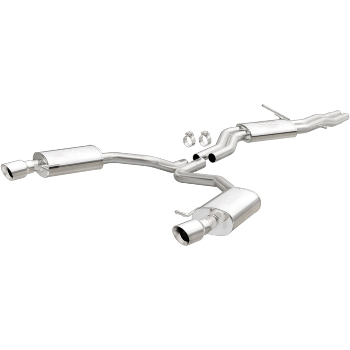 MagnaFlow System Cat-Back - Audi A6 2012-2015 / A7 3.0L V6 SS 2.5in Dual Split Rear Ext 4in Tips, view 2