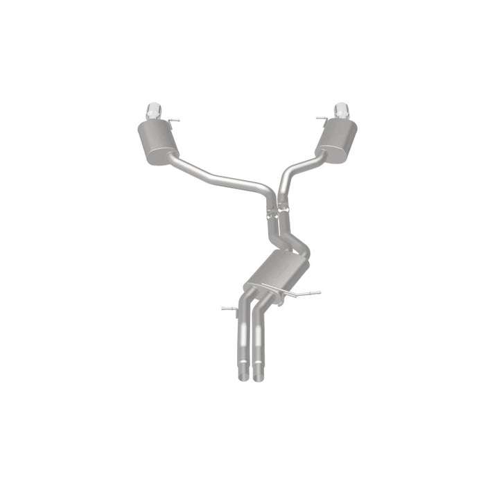 MagnaFlow System Cat-Back - Audi A6 2012-2015 / A7 3.0L V6 SS 2.5in Dual Split Rear Ext 4in Tips, view 40