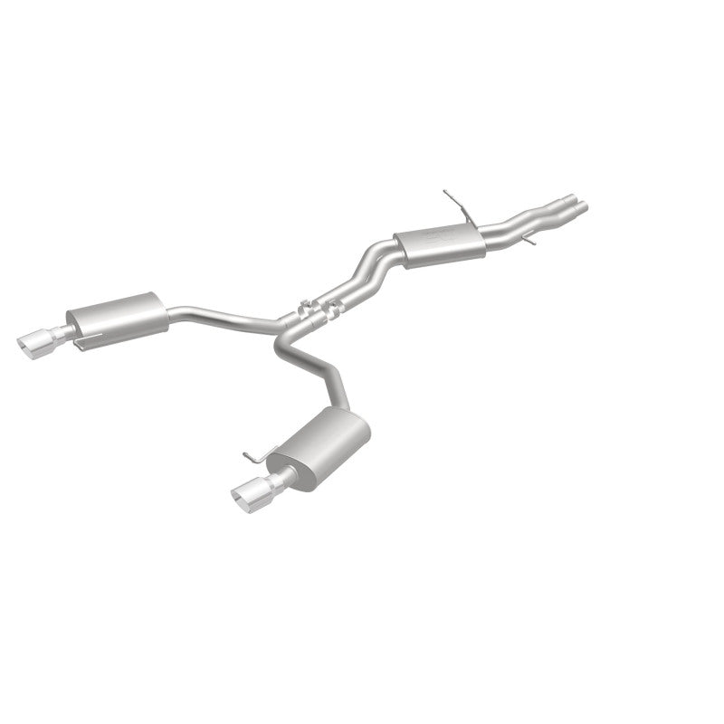 MagnaFlow System Cat-Back - Audi A6 2012-2015 / A7 3.0L V6 SS 2.5in Dual Split Rear Ext 4in Tips, view 7