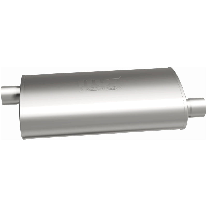 MagnaFlow Universal Muffler 11236 - 4x9x14in Oval Straight-Through - 2.5in Offset/Offset, view 11