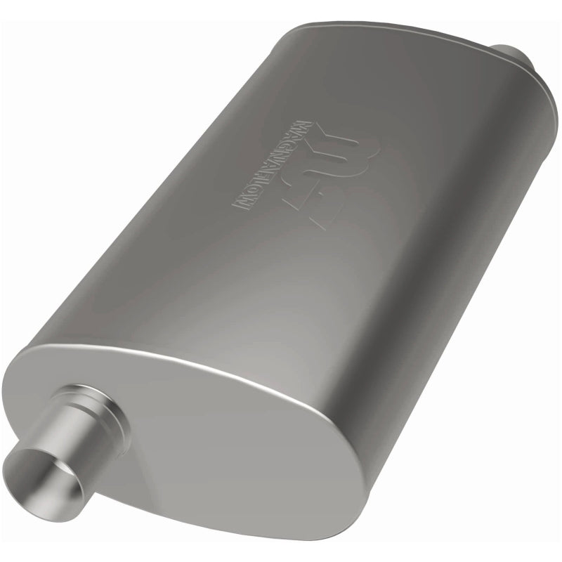 MagnaFlow Universal Muffler 11236 - 4x9x14in Oval Straight-Through - 2.5in Offset/Offset, view 7