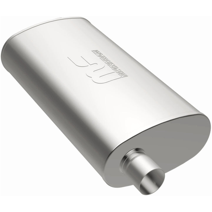 MagnaFlow Universal Muffler 11236 - 4x9x14in Oval Straight-Through - 2.5in Offset/Offset, view 9