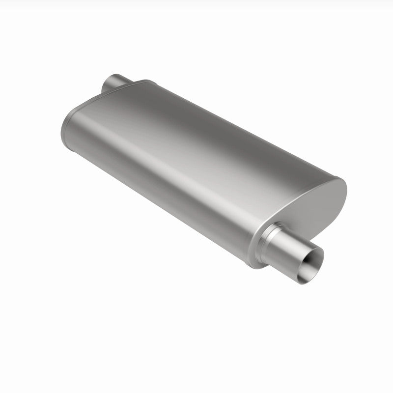 MagnaFlow Universal Muffler 13266 - 4x9x18in Oval Straight-Through - 2.5in/2.5in - Chevy/GMC C/K 1988-1993, view 17