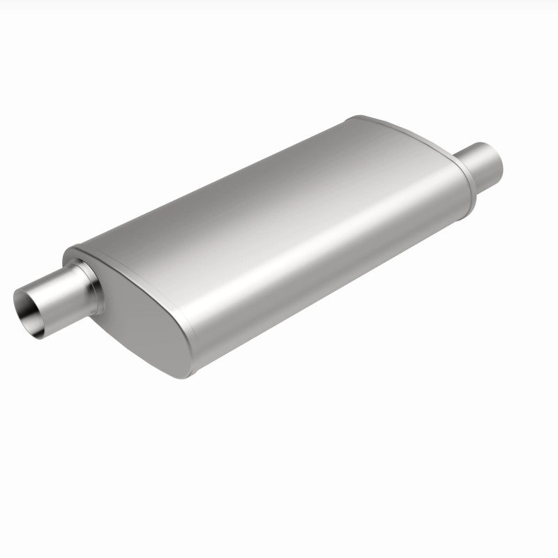 MagnaFlow Universal Muffler 13266 - 4x9x18in Oval Straight-Through - 2.5in/2.5in - Chevy/GMC C/K 1988-1993, view 18