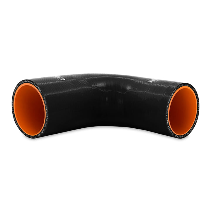Mishimoto 2.75in to 3.0in 90 Degree Silicone Reducer Coupler - Black, view 2