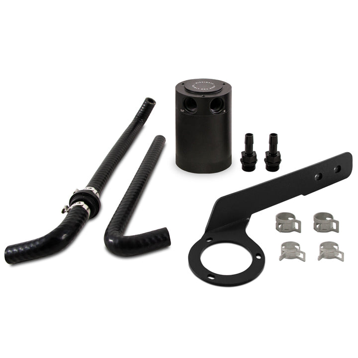 Mishimoto Baffled Oil Catch Can Kit PCV Side Black - Honda Accord 2.0T K20C4 2018-2022