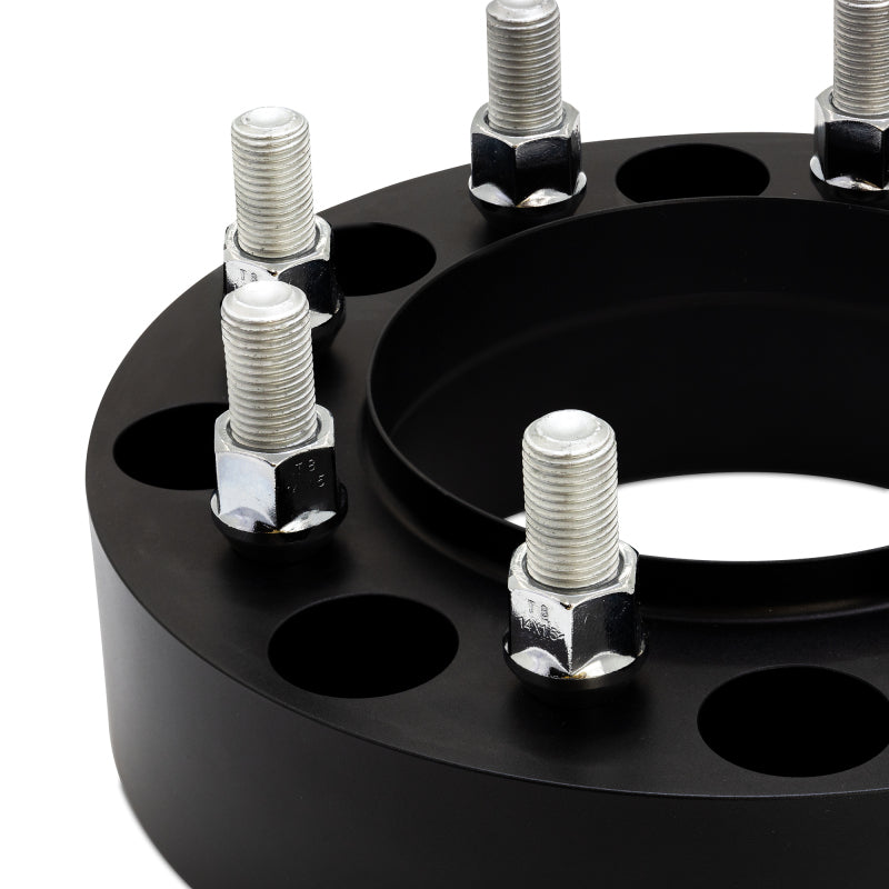 Mishimoto Borne Off-Road Black 1.5 in Wheel Adapters 8x180 to 8x165.1 - Chevrolet Silverado 2500 HD / GMC Sierra 2500 HD 2011-2026 - Pair, view 3
