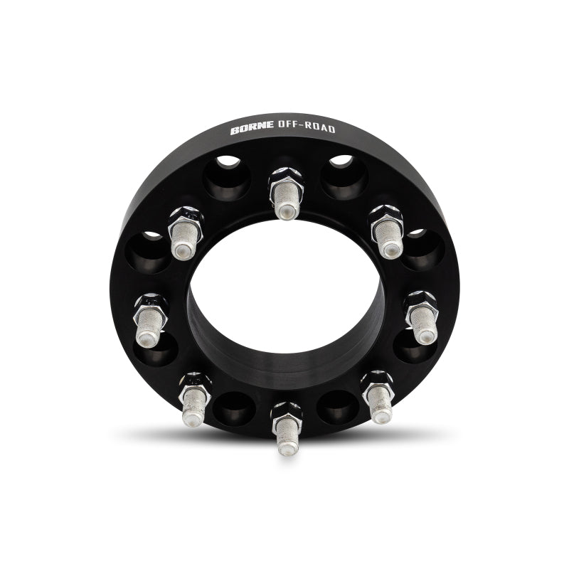 Mishimoto Borne Off-Road Black 1.5 in Wheel Adapters 8x180 to 8x165.1 - Chevrolet Silverado 2500 HD / GMC Sierra 2500 HD 2011-2026 - Pair, view 5