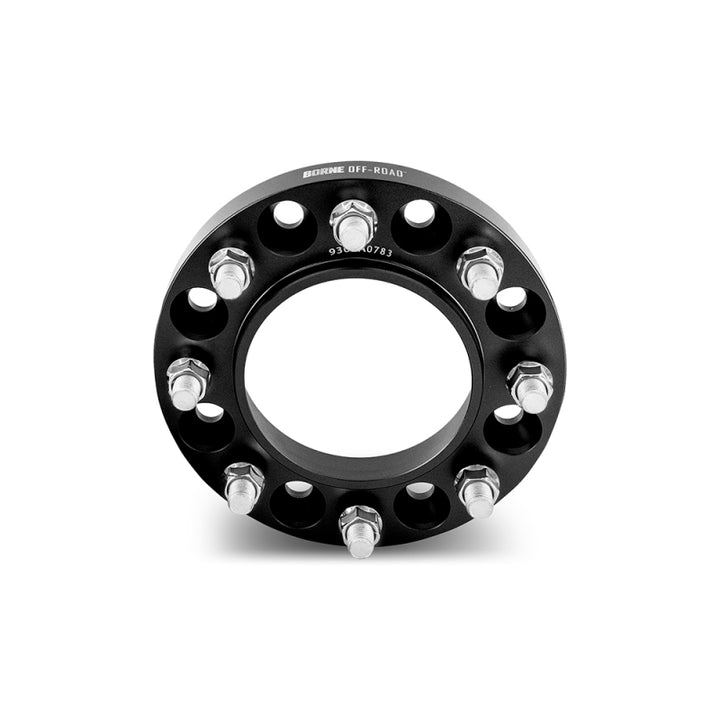 Mishimoto Borne Off-Road Wheel Spacers - 38.1mm - 8x170 - 125mm CB - 14x1.5 - Ford Excursion / F-250 Super Duty 2003-2024 - Black - Pair