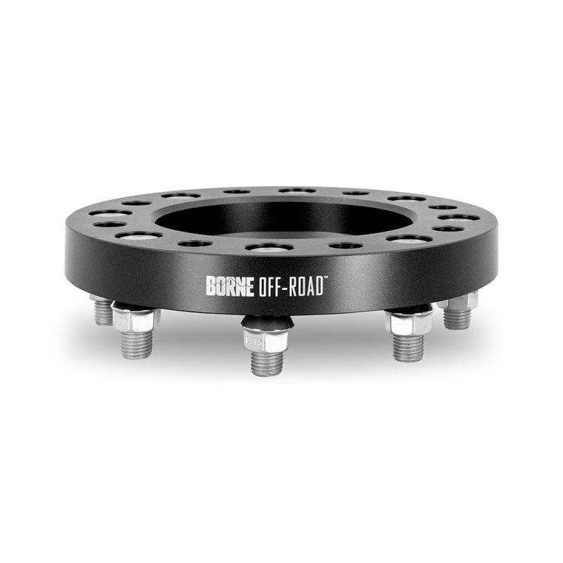 Mishimoto Borne Off-Road Wheel Spacers - 38.1mm - 8x170 - 125mm CB - 14x1.5 - Ford Excursion / F-250 Super Duty 2003-2024 - Black - Pair, view 3