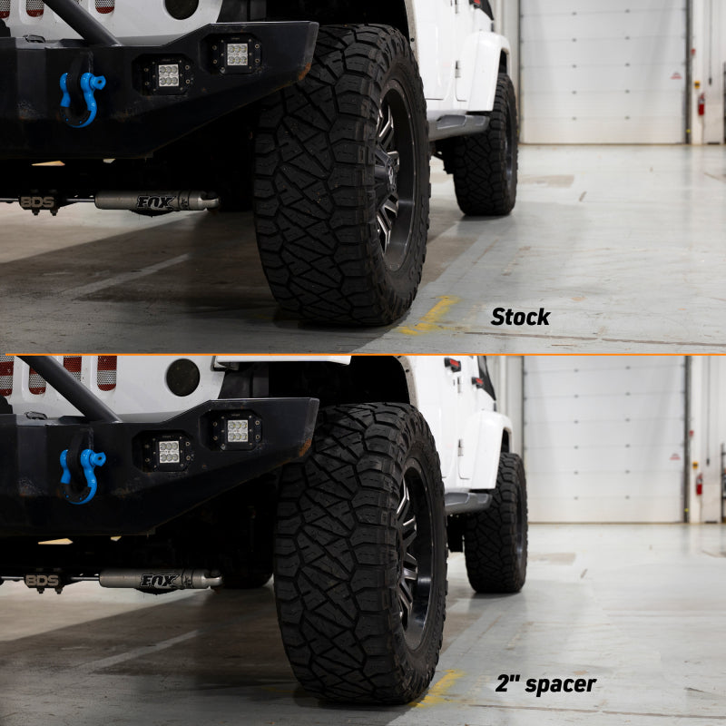 Mishimoto Borne Off-Road Wheel Spacers - 38.1mm - 5x127 - 71.6mm CB - 1/2-20 - Jeep Wrangler / Grand Cherokee / Cherokee - Black - Pair, view 6