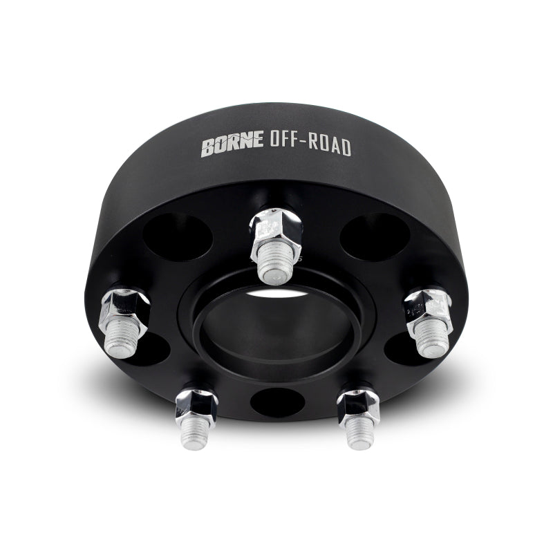 Mishimoto Borne Off-Road Wheel Spacers - 50mm - 5x139.7 - 77.8mm CB - 1/2-20 - Dodge Ram 1500 1994-2000 - Black - Pair, view 3